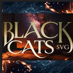 Image of Black Cats SVG