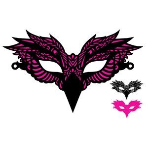 【2025福袋】 Bird half face mask|430620|Regular Cut ヴァイスシュヴァルツ