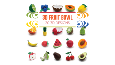 3D Fruit Bowl Bundle
