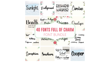 40 Fonts Full of Charm