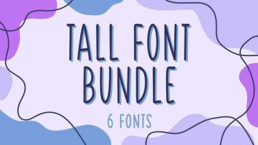 Tall Font Bundle