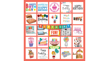 Birthday Fun – 25 Party-Perfect Designs