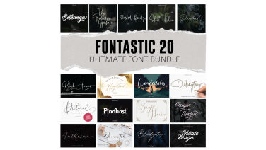 Fontastic 20: Ultimate Font Bundle