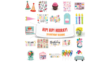 Hip Hip Hooray! 30 Birthday Designs