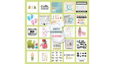 Sweet Beginnings – 25 Baby Designs