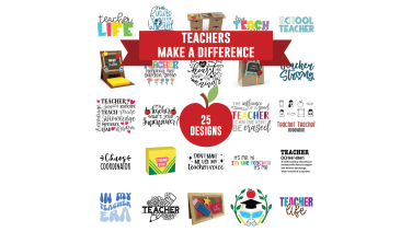 Teachers Make a Difference – 25 Design Pack