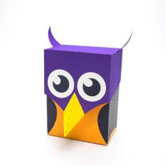 Halloween Owl Candy Box with Simple Lock