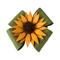 Sunflower with Bow