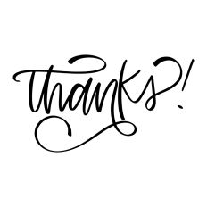 Thanks!