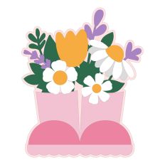  Floral Rain Boots