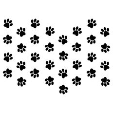 Paw Print Pattern