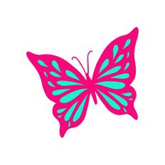Layered Butterfly Silhouette