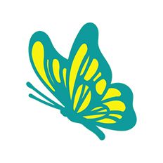 Layered Butterfly Silhouette
