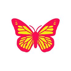 Layered Butterfly Silhouette