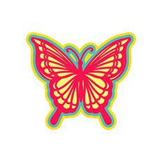 Layered Butterfly Silhouette