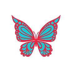 Layered Butterfly Silhouette