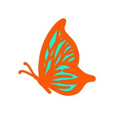 Layered Butterfly Silhouette