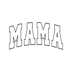 Mama arched varsity letters