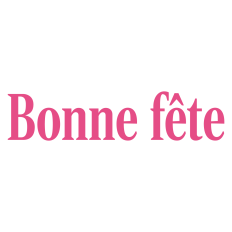 Bonne fete French Birthday Card Sentiment