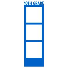 Tenth Grade Photostrip Frame
