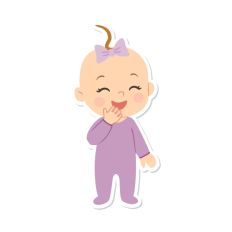 baby in purple