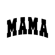 mama arched varsity letters