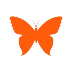 Layered Butterfly Silhouette
