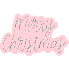 Merry Christmas Sketch Pen Design