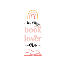in my book lover era trendy bookmark design