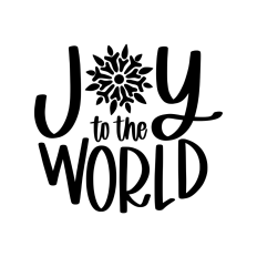 joy to the world christmas ornament design