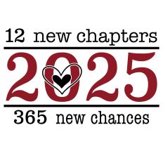 12 New Chapters 365 Chances New Year Design