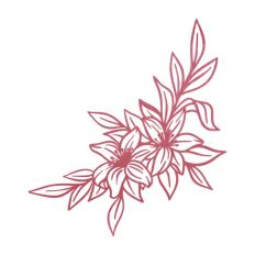 Branch with flowers