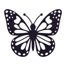 Silhouette butterfly