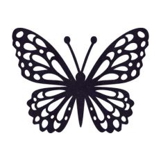 Silhouette butterfly