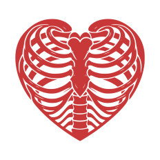 Heart Rib Cage