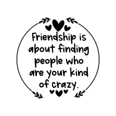 Funny friendship quote christmas ornament
