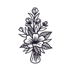 Flowers in a vase