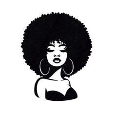 Afro woman
