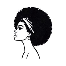 Afro woman