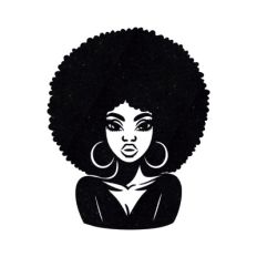 Afro woman