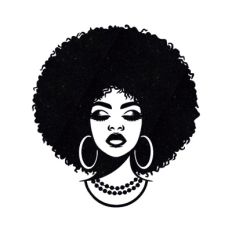 Afro woman