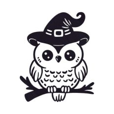 Owl in a hat