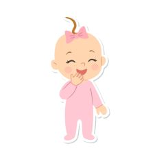 baby in pink