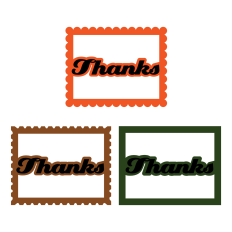 Framed Sentiments - Thanks
