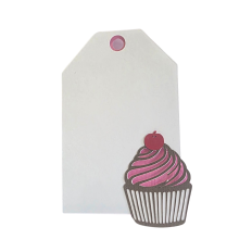 Cupcake Layered Tag