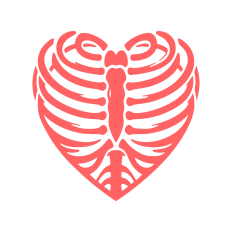Heart Rib Cage