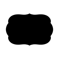 Fancy label shape