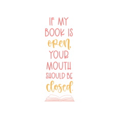 funny sassy book lover quote bookmark design