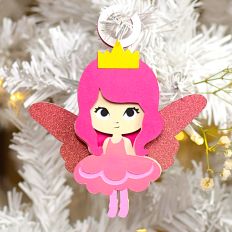 Pink Fairy Princess Ornament