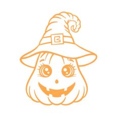 Pumpkin in a hat